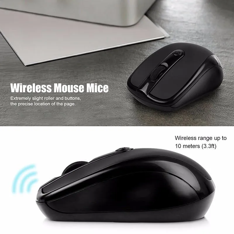 1000 DPI 10-meter Wireless Mouse 2.4G