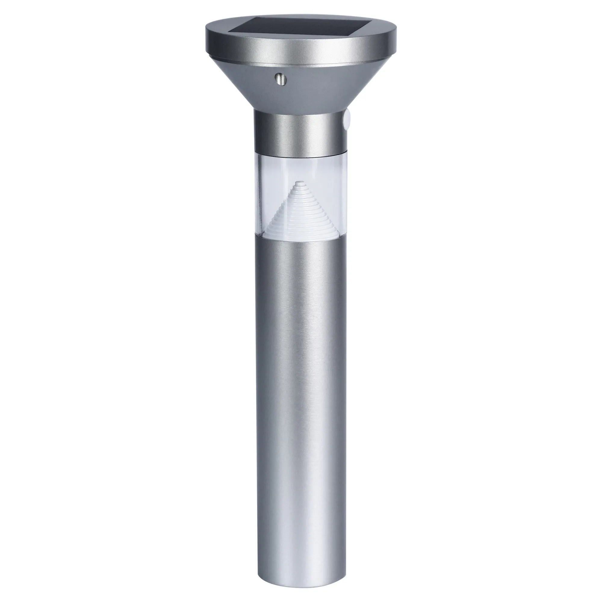 12 in. OneSync Landscape Nickel Solar Bollard Light