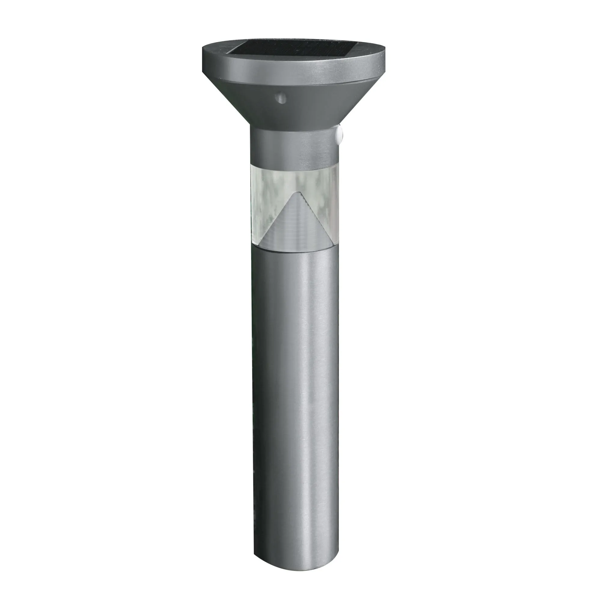 12 in. OneSync Landscape Nickel Solar Bollard Light