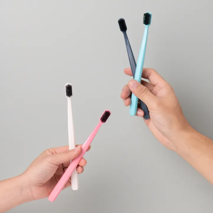 2pk 100% Recycled Charcoal-Infused Toothbrush