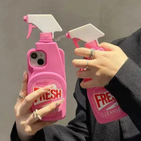 3D Cleaning Spray Phone Case (For iPhones)