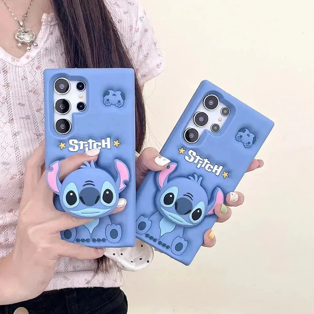 3D Cute Stitch Phone Case (For Samsung)