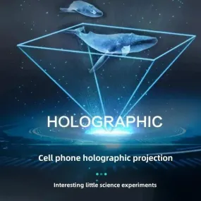 3D Holographic Phone Projector