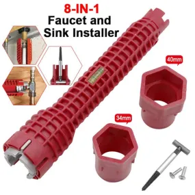 8 In 1 Faucet And Sink Installer Tool