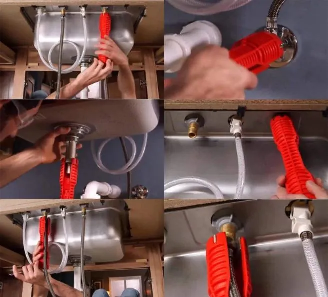 8 In 1 Faucet And Sink Installer Tool