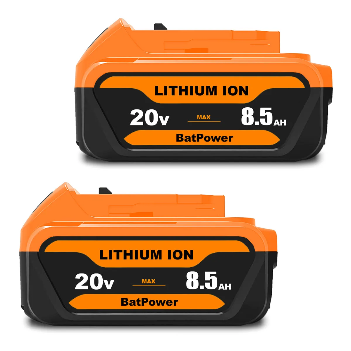 8.5Ah DCB208 20V Lithium Battery Replacement for Dewalt 20V Max XR Battery 8.0 Ah DCB208 7Ah DCB207 6Ah DCB206 5Ah DCB204 4Ah Compatible with Dewalt 20v Battery 8.0Ah 7.0Ah 6.0Ah 5.0Ah 4.0Ah