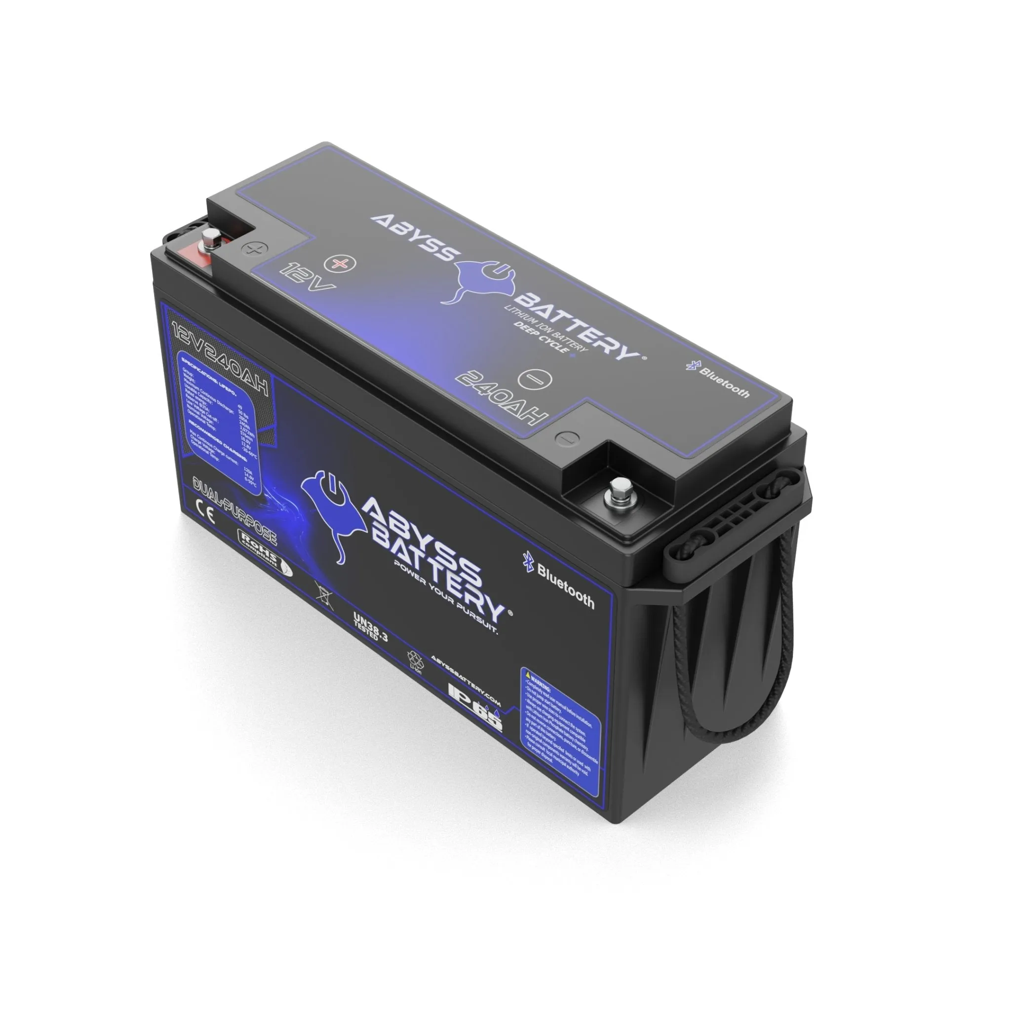 Abyss Battery® 12V 240Ah Dual-Purpose Marine Lithium Battery