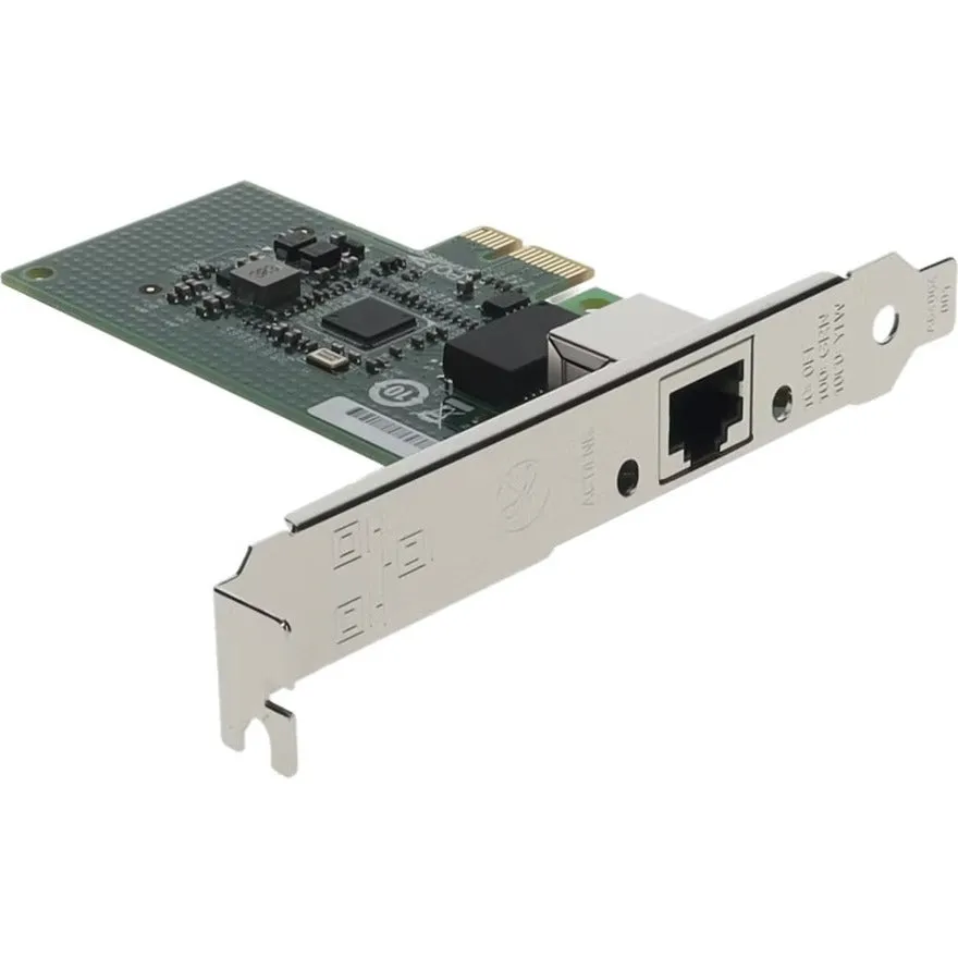 AddOn 10/100/1000Mbs Single RJ-45 Port 100m PCIe 2.0 x1 Network Interface Card ADD-PCIE-1RJ45-2P1