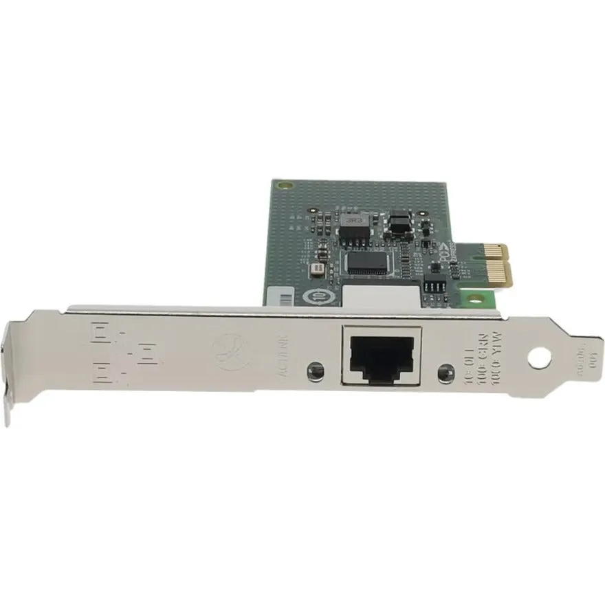 AddOn 10/100/1000Mbs Single RJ-45 Port 100m PCIe 2.0 x1 Network Interface Card ADD-PCIE-1RJ45-2P1