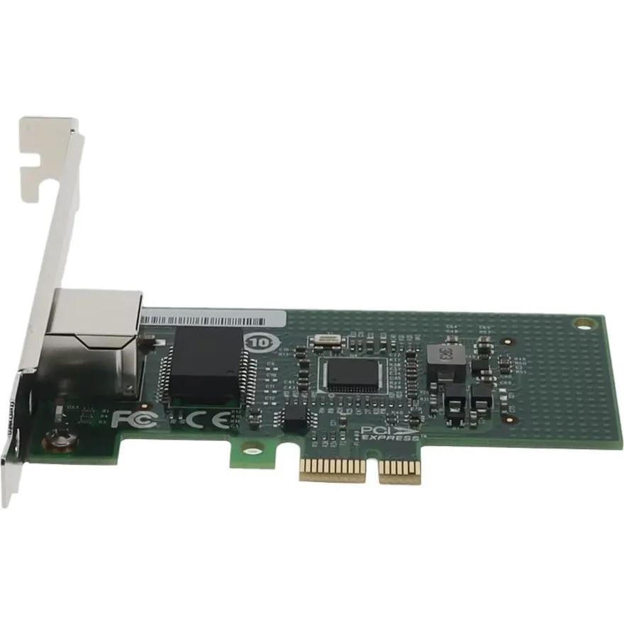 AddOn 10/100/1000Mbs Single RJ-45 Port 100m PCIe 2.0 x1 Network Interface Card ADD-PCIE-1RJ45-2P1