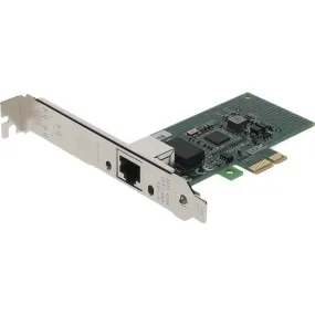 AddOn 10/100/1000Mbs Single RJ-45 Port 100m PCIe 2.0 x1 Network Interface Card ADD-PCIE-1RJ45-2P1