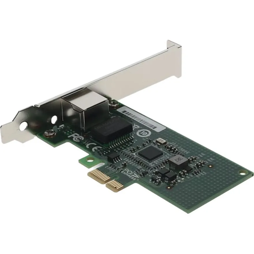 AddOn 10/100/1000Mbs Single RJ-45 Port 100m PCIe 2.0 x1 Network Interface Card ADD-PCIE-1RJ45-2P1