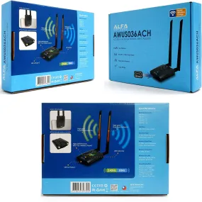 ALFA AWUS036ACH Ultra Range USB Adapter 1200 Mbps