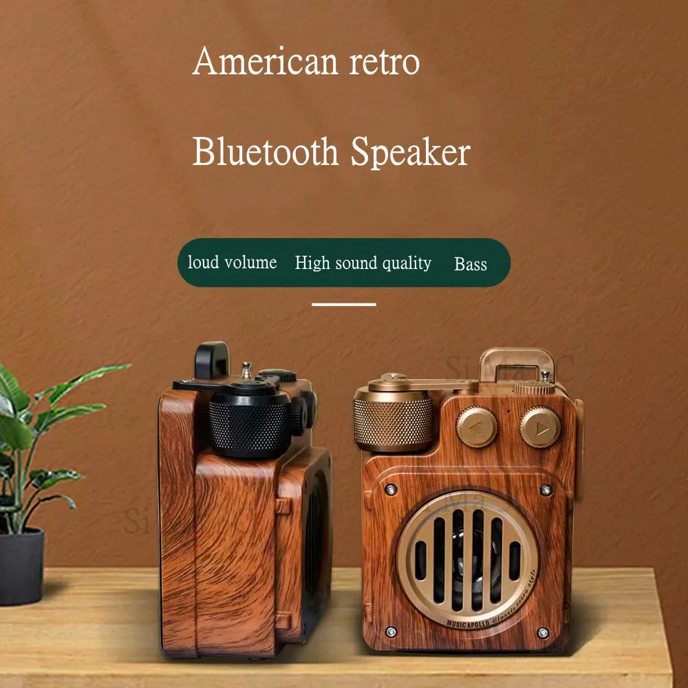 American Style Retro Bluetooth Radio Speaker