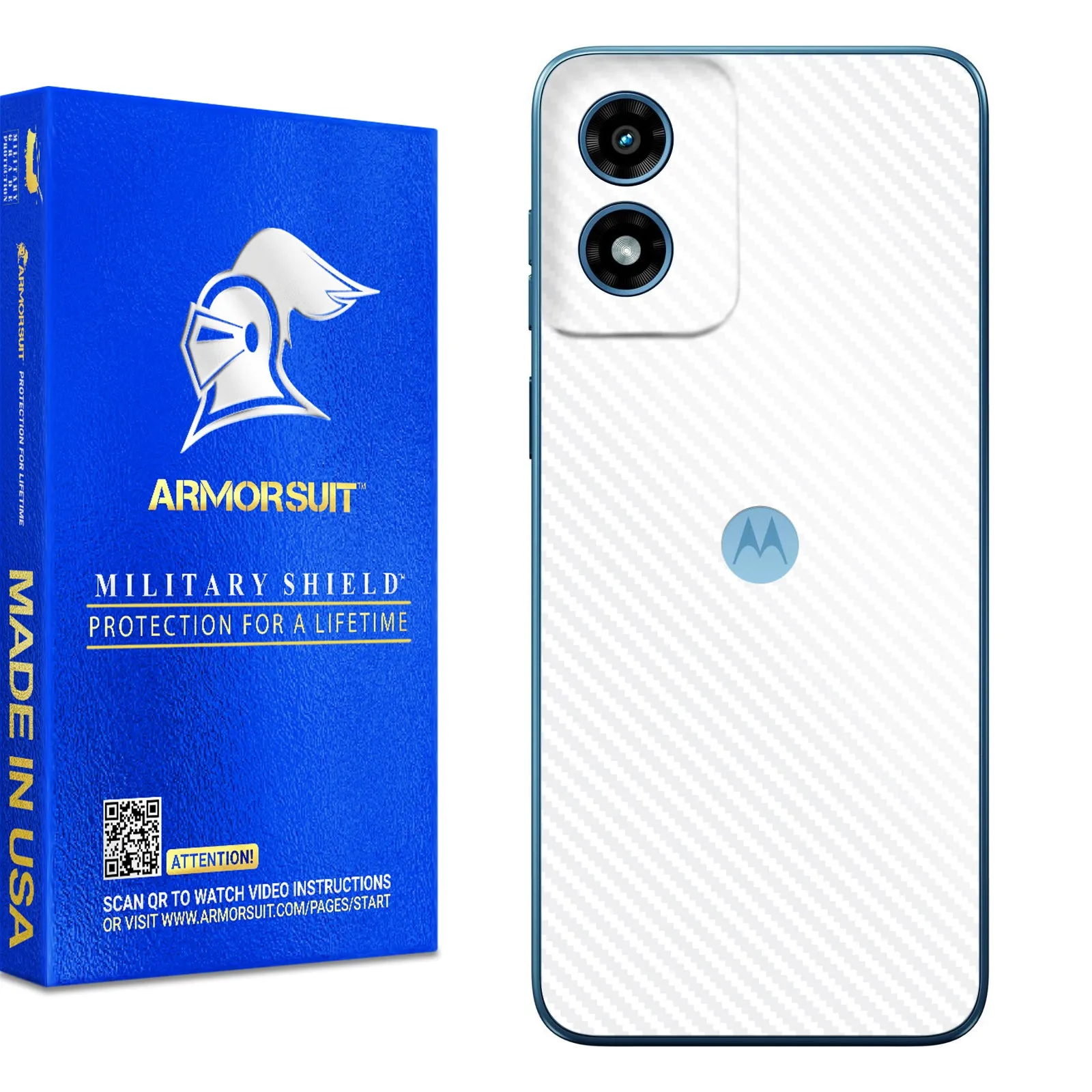 Armorsuit MilitaryShield Vinyl Skin Wrap Film for Motorola Moto G Play 2024