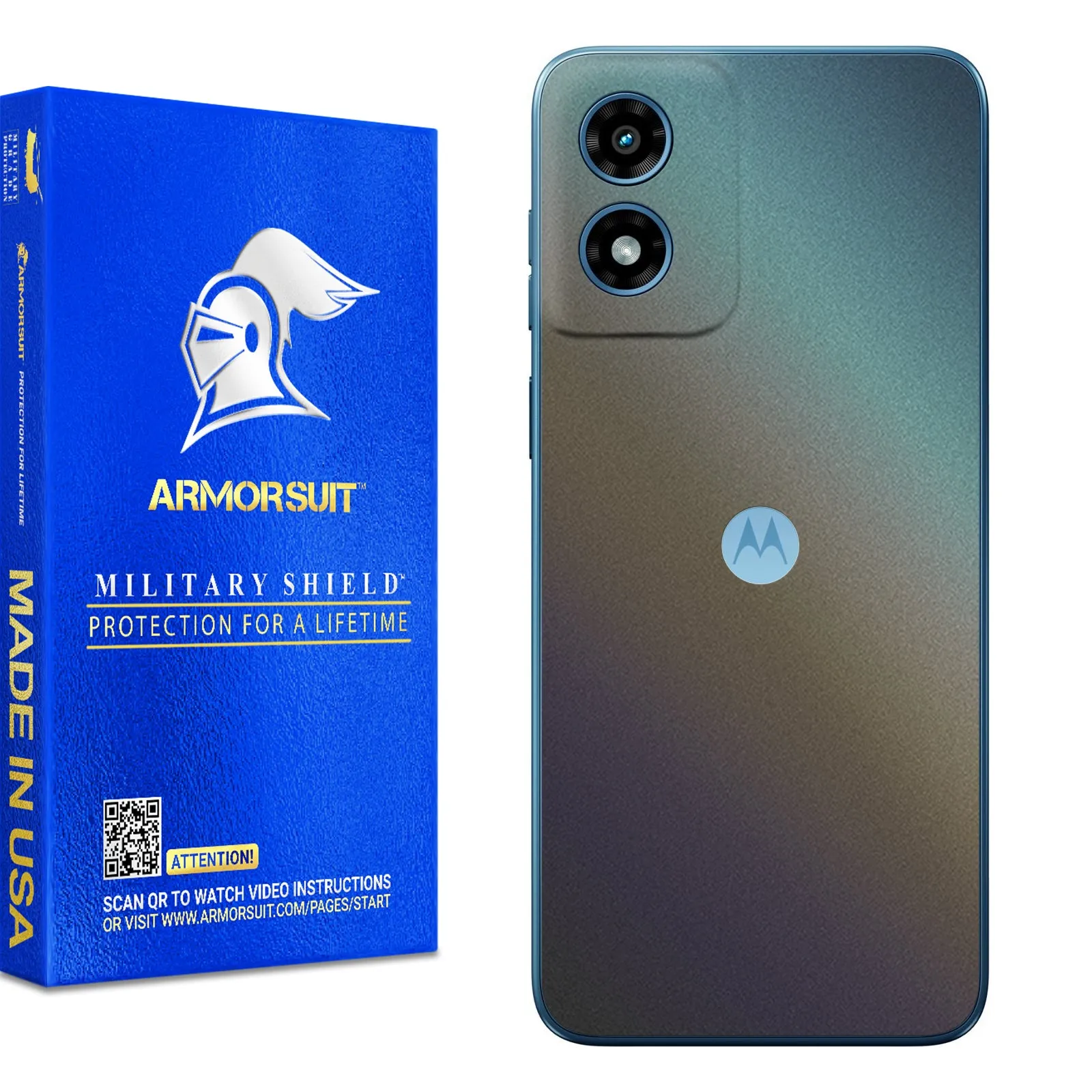 Armorsuit MilitaryShield Vinyl Skin Wrap Film for Motorola Moto G Play 2024