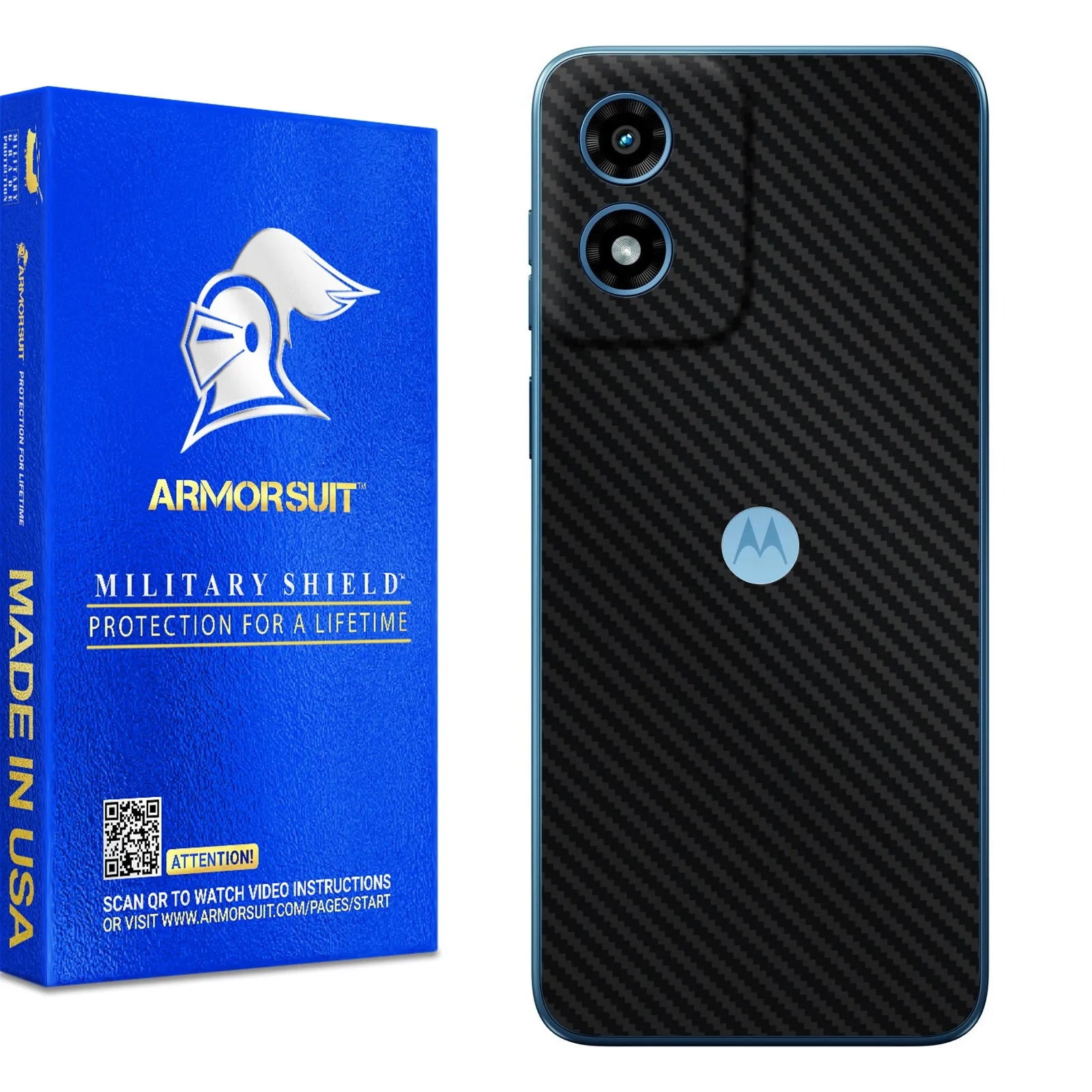 Armorsuit MilitaryShield Vinyl Skin Wrap Film for Motorola Moto G Play 2024