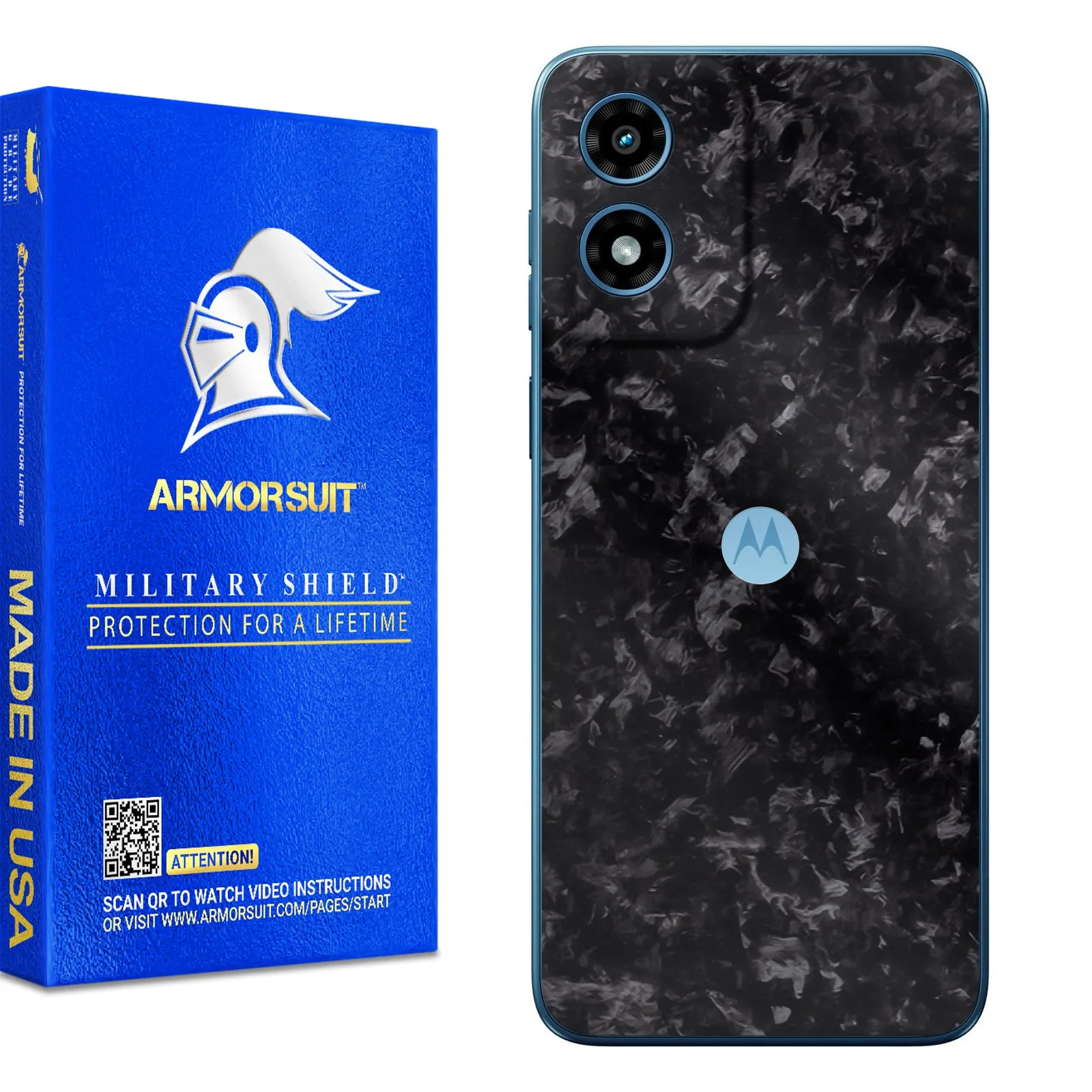 Armorsuit MilitaryShield Vinyl Skin Wrap Film for Motorola Moto G Play 2024