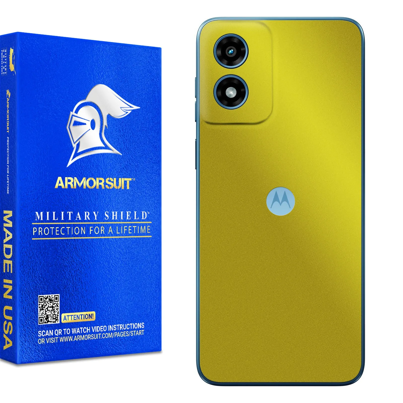 Armorsuit MilitaryShield Vinyl Skin Wrap Film for Motorola Moto G Play 2024