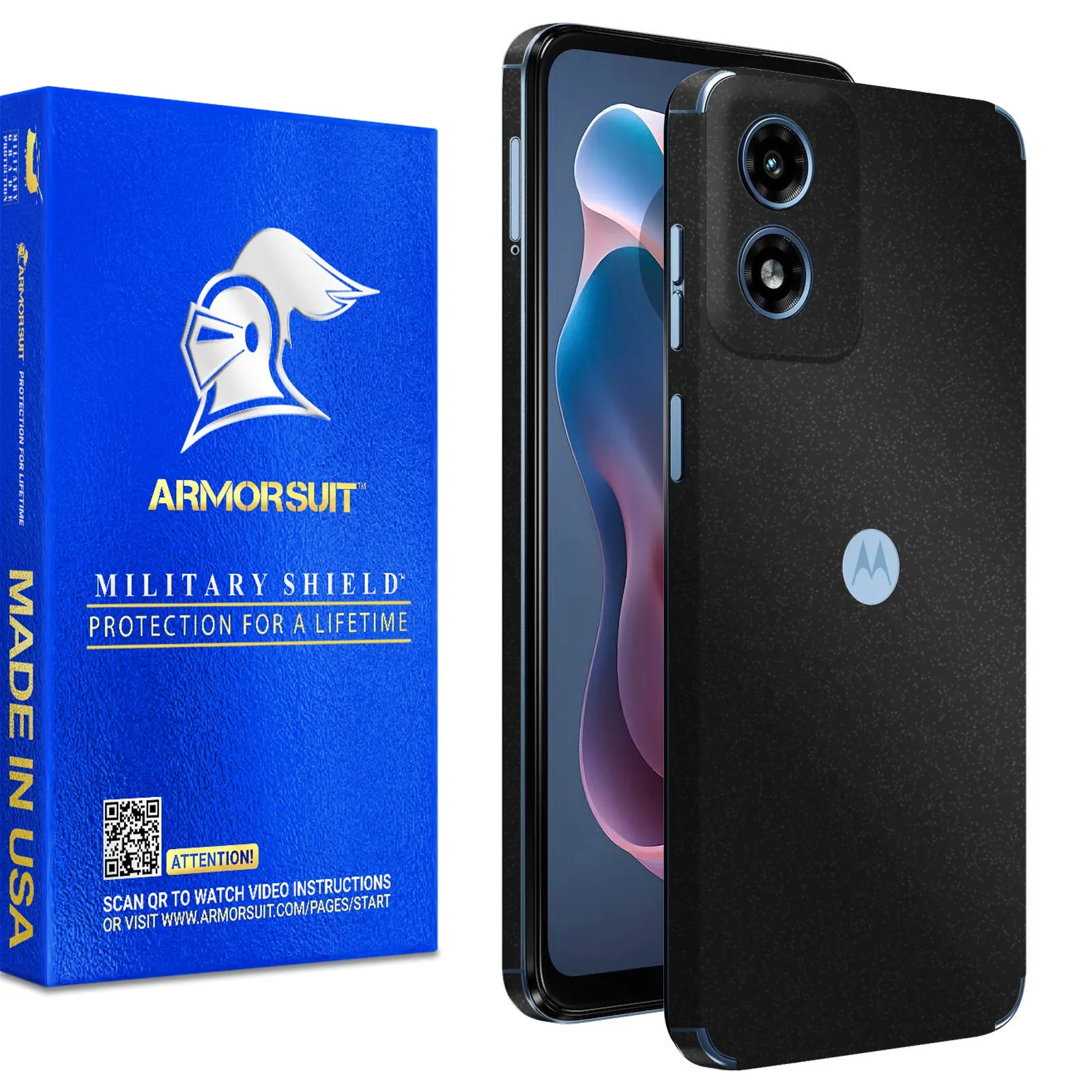 Armorsuit MilitaryShield Vinyl Skin Wrap Film for Motorola Moto G Play 2024