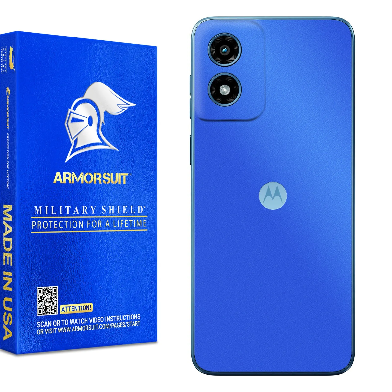 Armorsuit MilitaryShield Vinyl Skin Wrap Film for Motorola Moto G Play 2024