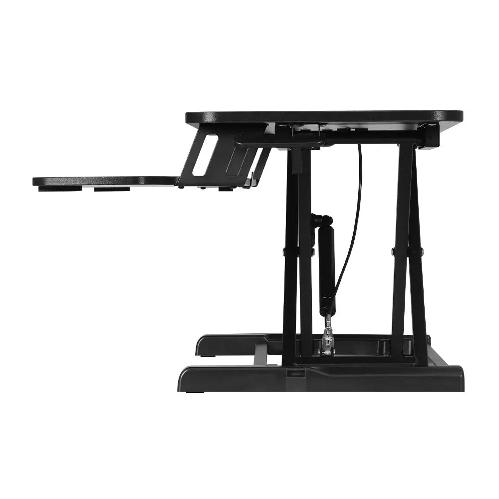 Artiss Standing Desk Riser Height Adjustable Black 80cm