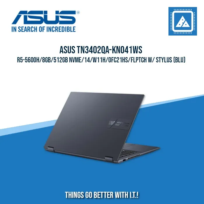 ASUS TN3402QA-KN041WS R5-5600H/8GB/512GB NVME/FLPTCH | BEST FOR STUDENTS AND FREELANCERS LAPTOP