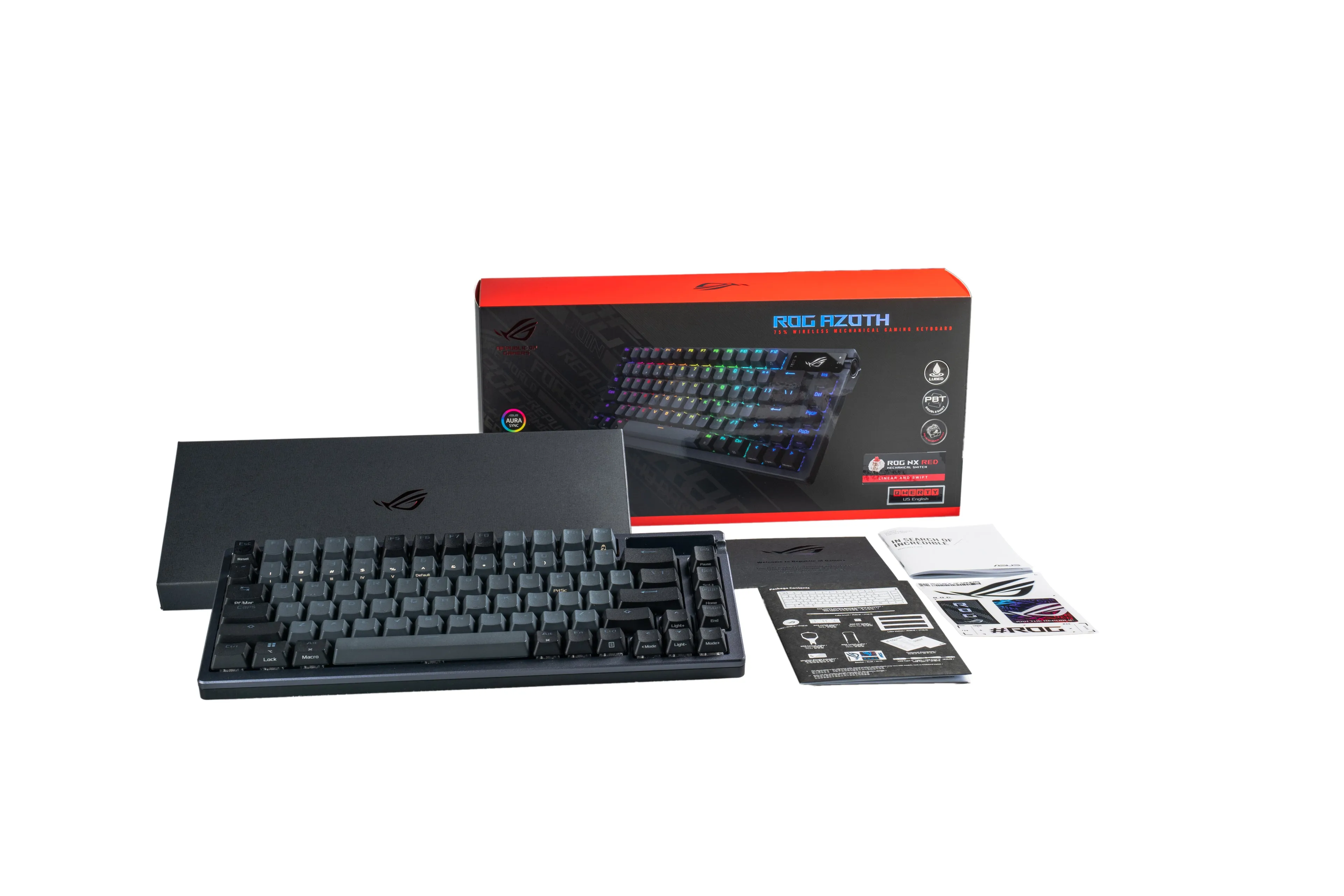 Asus Wireless Gaming Keyboard Rog Azoth - Black