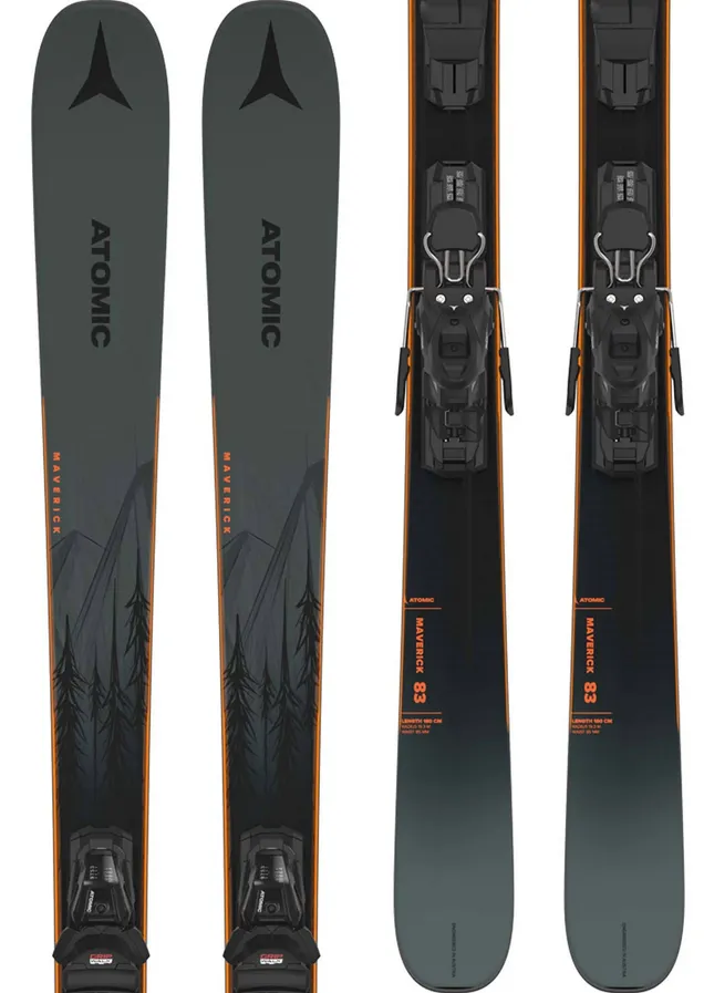 Atomic Maverick 83 Skis with M10 Grip Walk Bindings 2024