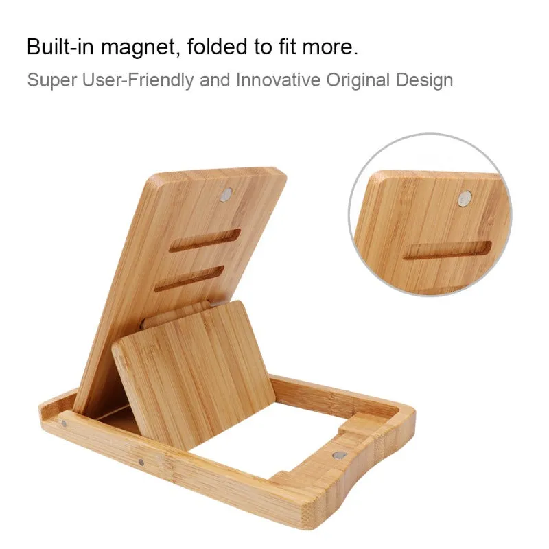 Bamboo Adjustable Tablet/ Phone Stand