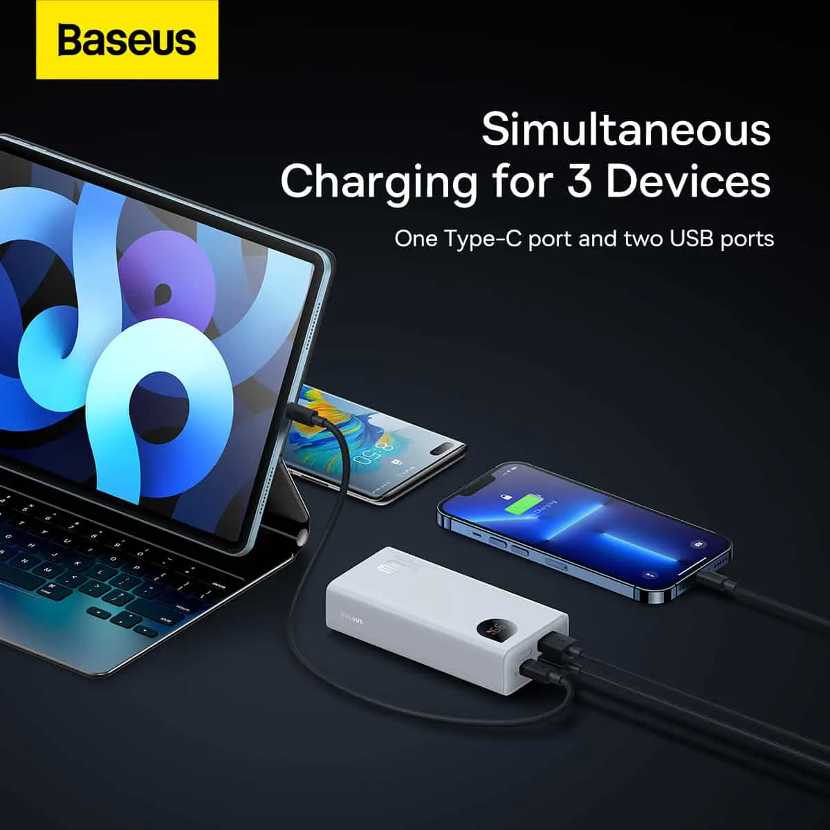 Baseus Adaman2 Digital Display 30W Quick Charge 10000mAh Power Bank