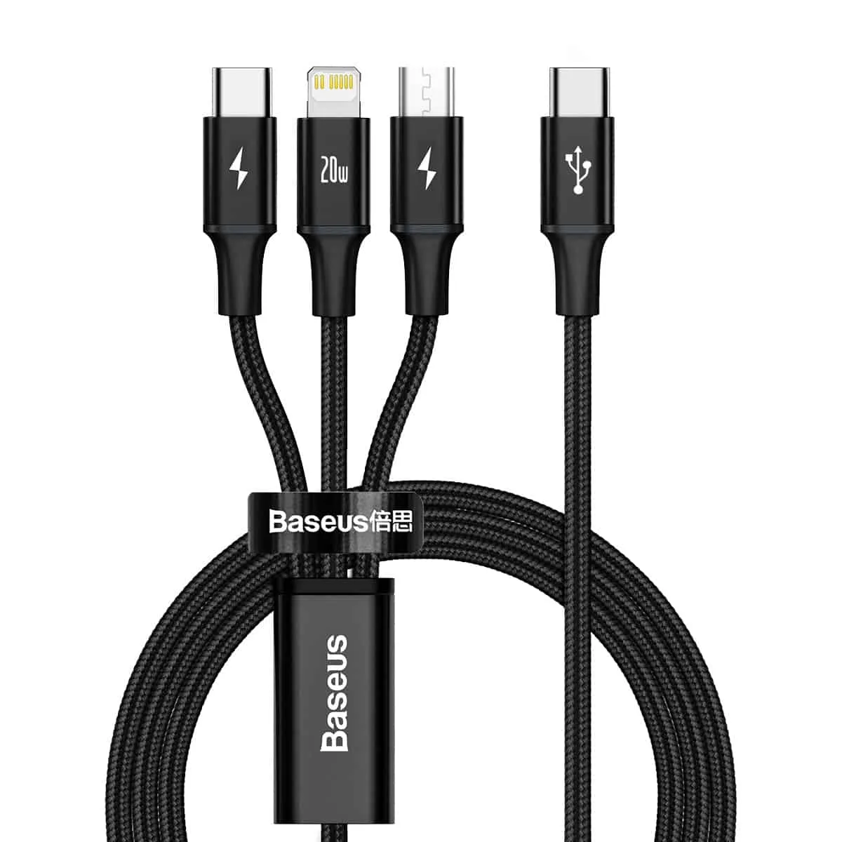 Baseus Rapid Series PD 20W 3 in 1 Type-c to M L C Cable