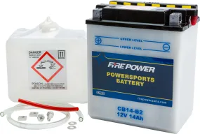 BATTERY W/ACID CB14-B2 12V HEAVY DUTY