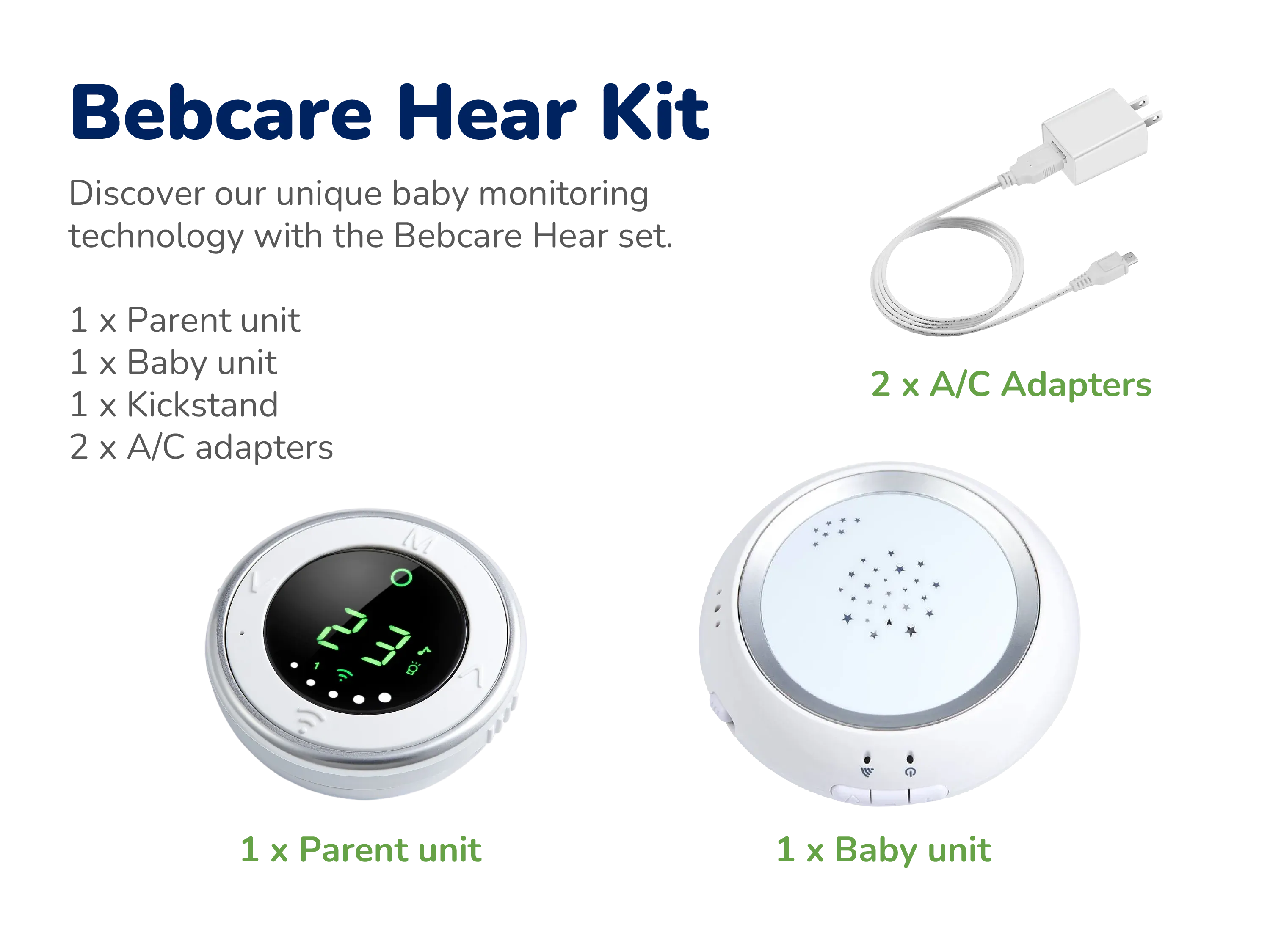 Bebcare Hear Digital Audio Baby Monitor