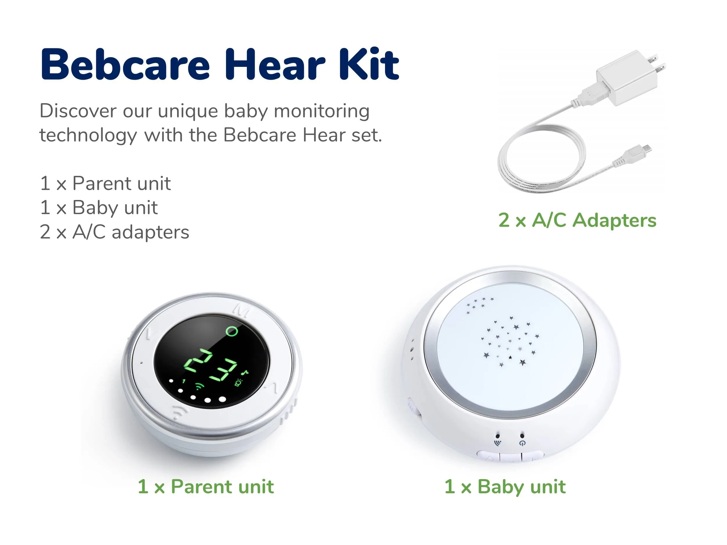 Bebcare Hear Digital Audio Baby Monitor