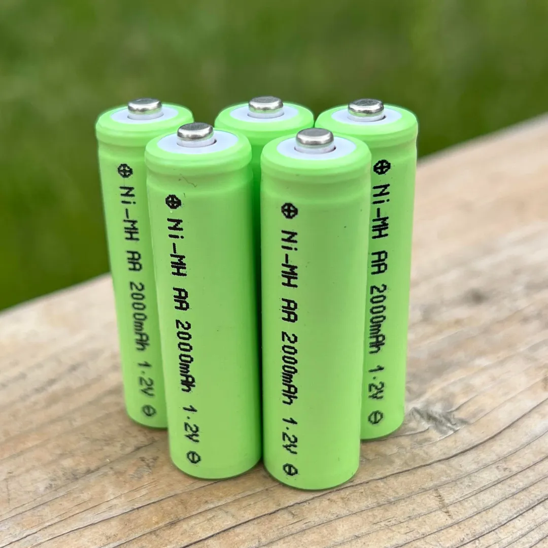 BigM 1.2V 2000mAH Ni-MH AA Rechargeable Battery for Solar Garden Light