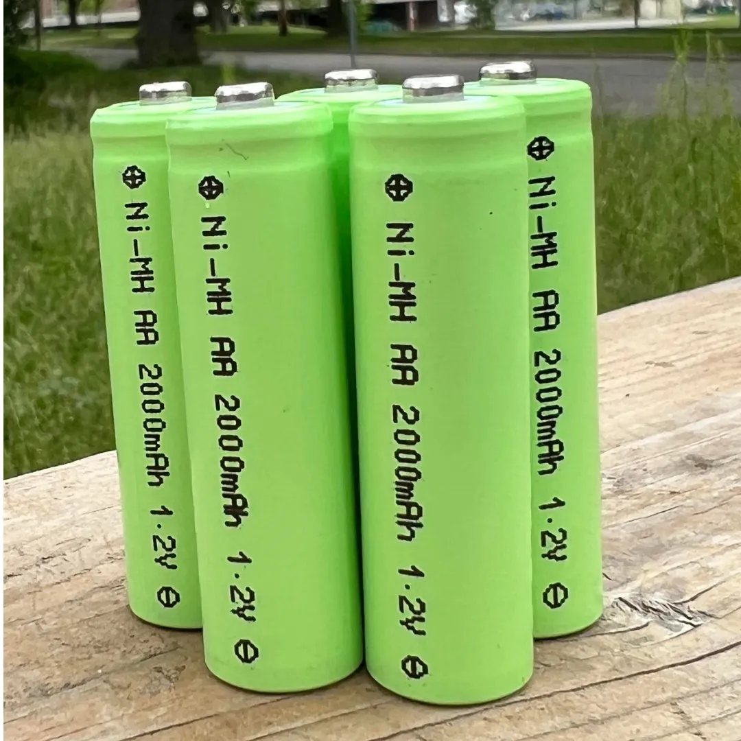 BigM 1.2V 2000mAH Ni-MH AA Rechargeable Battery for Solar Garden Light