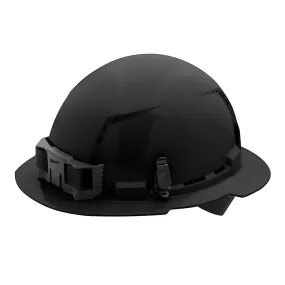 Black Full Brim Vented Hard Hat w/4pt Ratcheting Suspension - Type 1, Class C