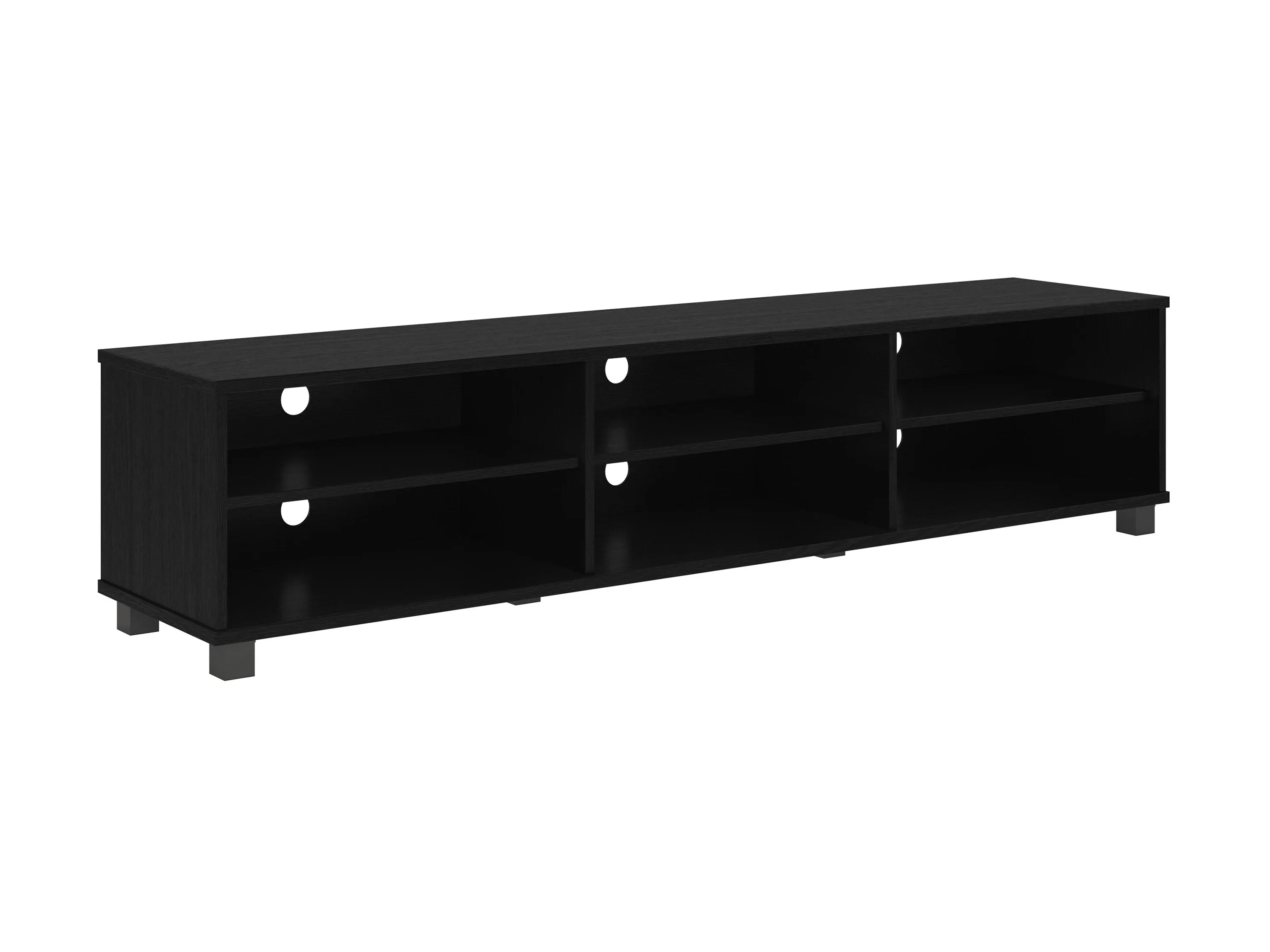 Black Modern TV Stand, TVs up to 85"