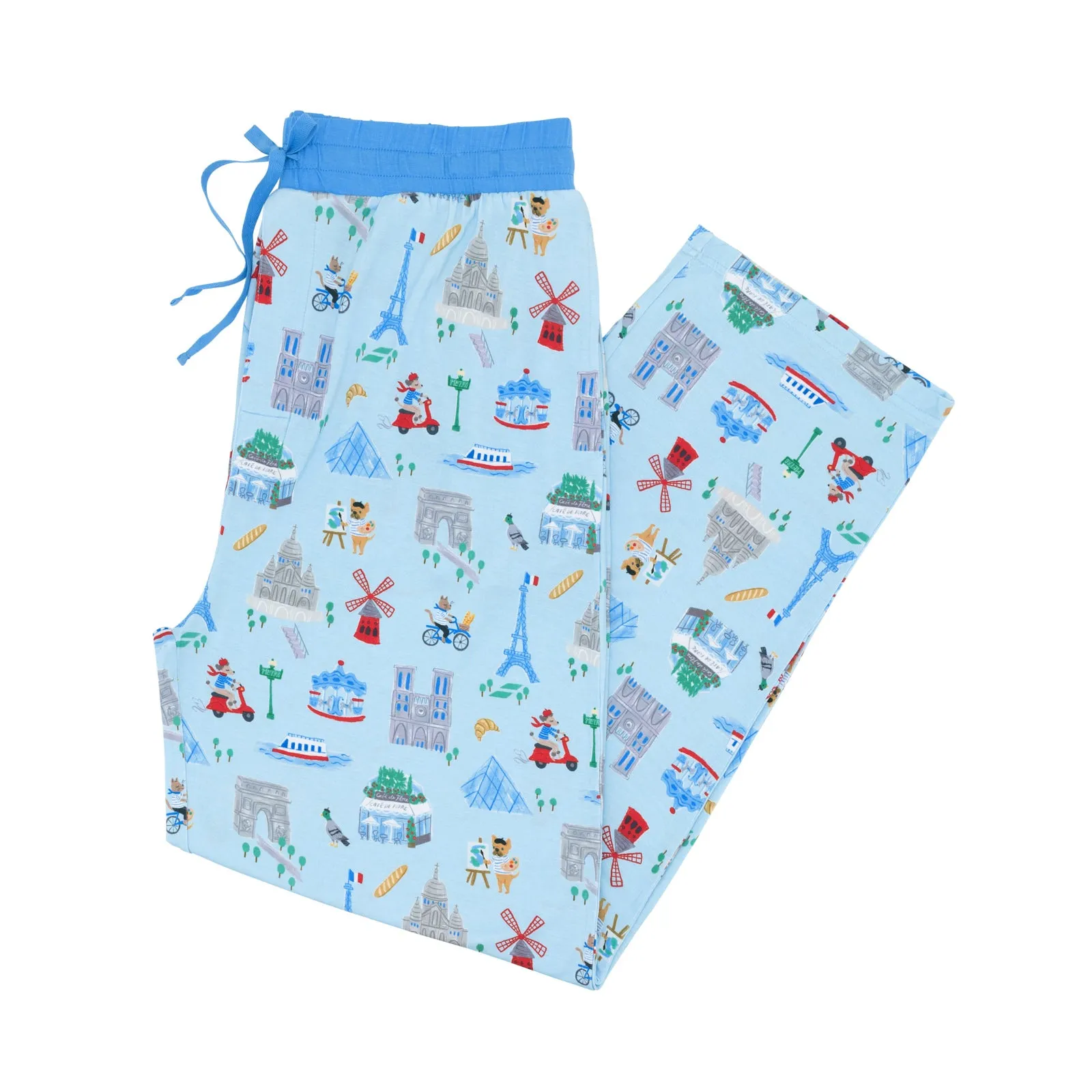 Blue Weekend in Paris Men's Pajama Pants