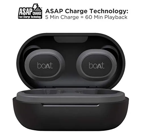 boAt Airdopes 171 Bluetooth Truly Wireless Earbuds with Mic(Active Black)