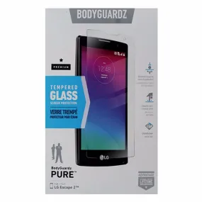 BodyGuardz Pure Tempered Glass Screen Protector for LG Escape 2 - Clear