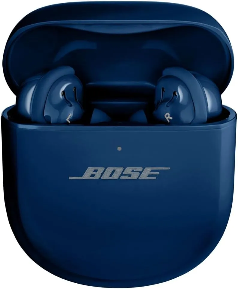 Bose QuietComfort Ultra Wireless Earbuds – Bluetooth Noise Cancelling with Spatial Audio, World-Class Noise Cancellation, Lunar Blue (Limited Edition)