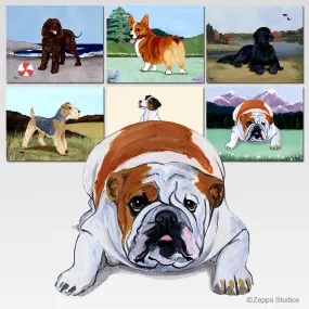 Bulldog Scenic Mouse Pad