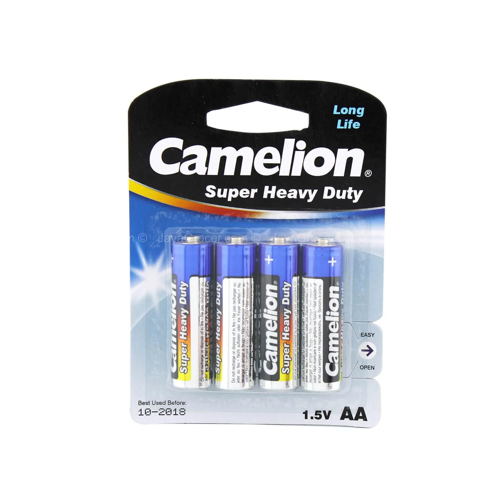 Camelion Super Heavy Duty 1.5V AA Battery 4pcs