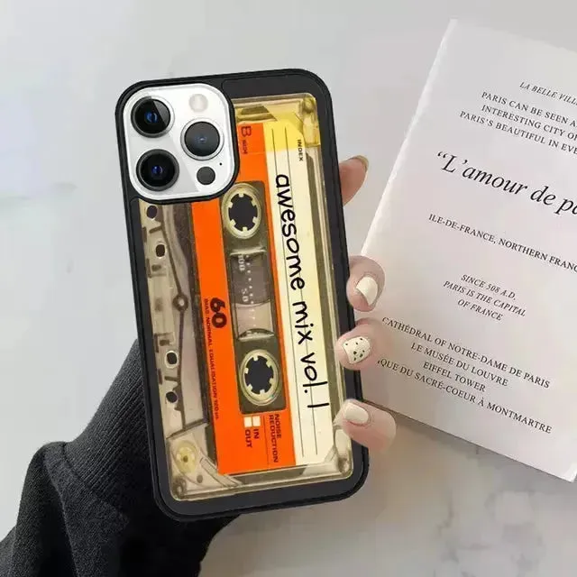 Cassette Tape Style Phone Case (For iPhones)