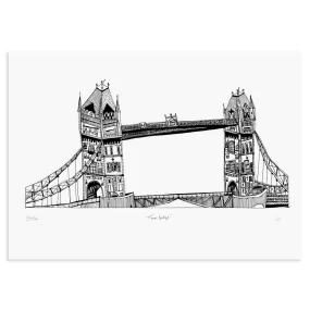 Cecily Vessey Tower Bridge A3 Print