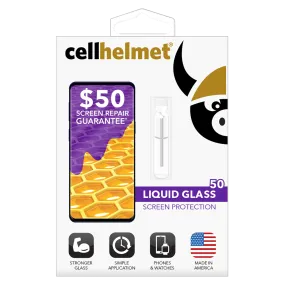 Cellhelmet Liquid Glass $50 Guarantee Screen Protection for Phones by Cellhelmet