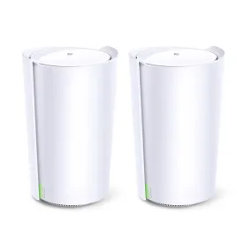 [CLEARANCE] TP-Link Deco X90 AX6600 Whole Home Mesh Tri-Band Wi-Fi 6 System with 4804Mbps at 5GHz-1, 1201Mbps at 5GHz-2, 574Mbps at 2.4GHz, 2.5G Port, Covers Up to 6,000 sq.ft., Up to 200 Devices, Router/AP Mode, AI Mesh, MU-MIMO, Beamforming