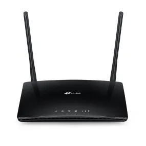 [CLEARANCE] TP-Link TL-MR6400 300Mbps Wireless N 4G LTE Router 2.4GHz with Built-in SIM Card Slot, 150Mbps 4G LTE Modem, 3x Fast Ethernet LAN Ports, 10/100Mbps LAN/WAN Port, Parental Controls, QoS, Cloud Support, Works with Tether App